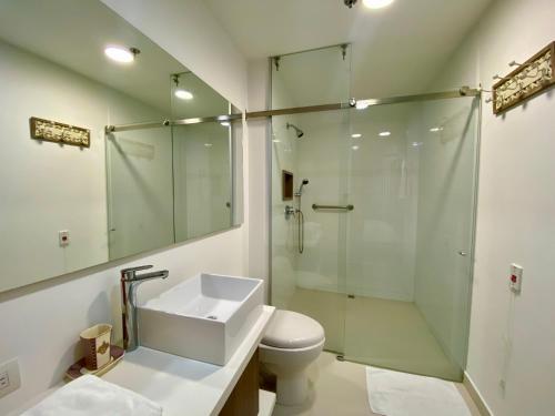 Ванна кімната в Apartaestudio cercano al aeropuerto