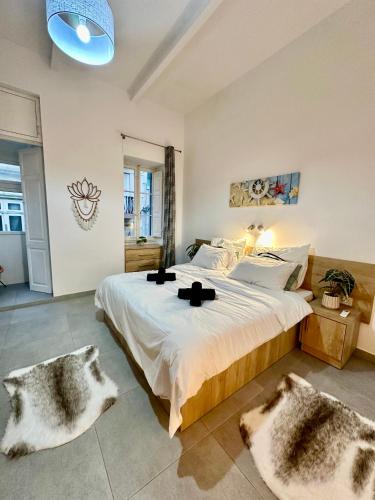 Postel nebo postele na pokoji v ubytování Sea View Villa