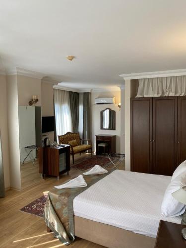 Llit o llits en una habitació de Villa Sofia