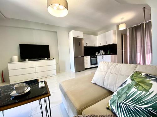 Køkken eller tekøkken på Levante Maisonette,Halkidiki