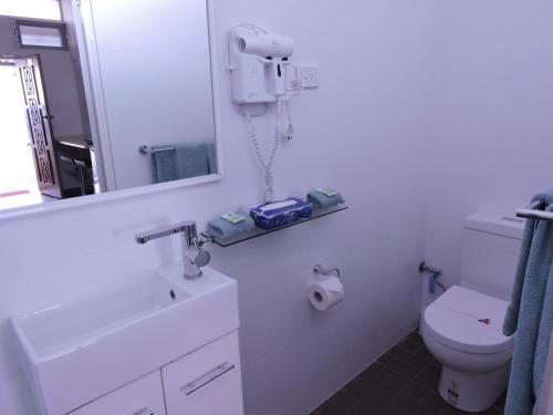 Koupelna v ubytování Coffs Shearwater Motel