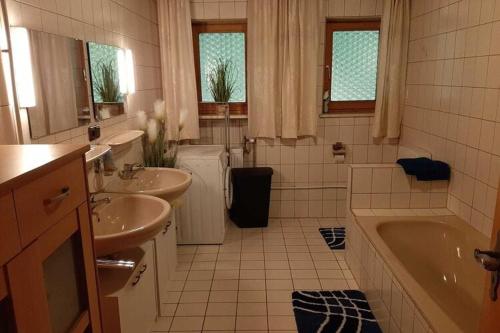 Koupelna v ubytování Ferienwohnung in Viechtach