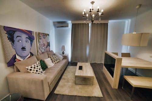 Posezení v ubytování CASA V BENCUN Luxury Apartments