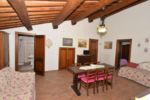 Χώρος καθιστικού στο Agriturismo Sant'Angelo