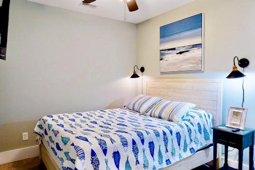 Ein Bett oder Betten in einem Zimmer der Unterkunft Pirates Pier