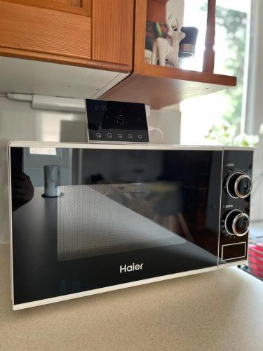 NOER apartmanにあるキッチンまたは簡易キッチン