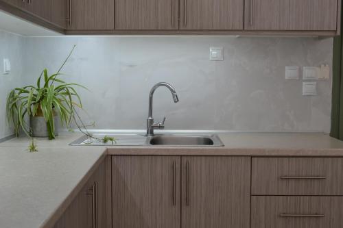 Η κουζίνα ή μικρή κουζίνα στο Loupino Couples Romance