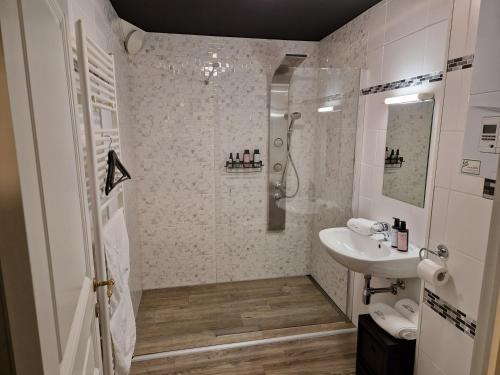 A bathroom at La Suite