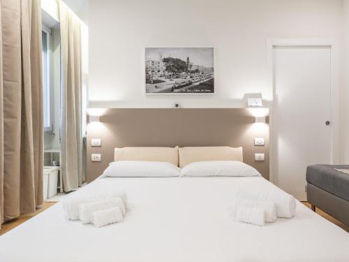 Postel nebo postele na pokoji v ubytování Dome