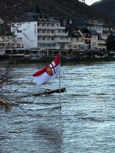 コッヘムにあるHaus Mosellaの水中旗