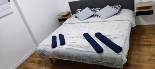 Postel nebo postele na pokoji v ubytování Apartamento completo
