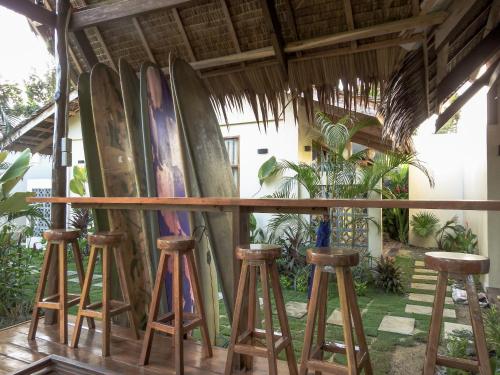 Κήπος έξω από το Single Fin Siargao