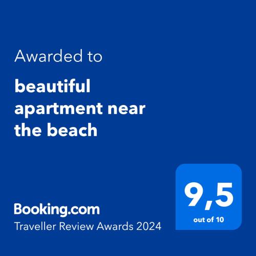 a screenshot of a phone with the text wanted to beautiful appointment near the beach at beautiful apartment near the beach in Kalamata