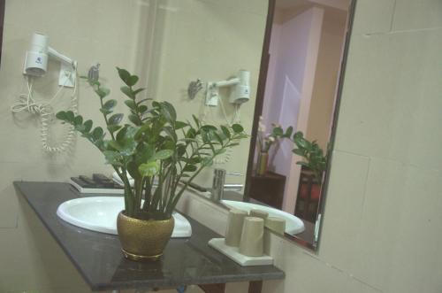 Vonios kambarys apgyvendinimo įstaigoje Sapa North Star Hotel Spa And Cafe