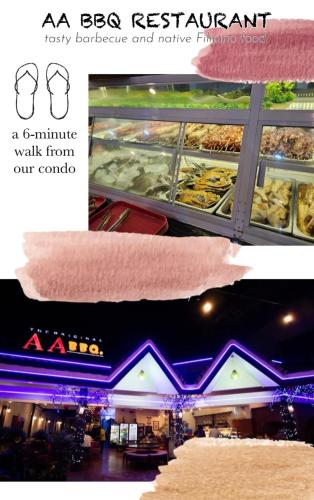 a supermarket walk from our concord food court at Cebu City SPACIOUS 1BR Condo HighView IT Park with POOL and NETFLIX in Cebu City