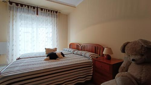 Voodi või voodid majutusasutuse Duplex Aldara toas