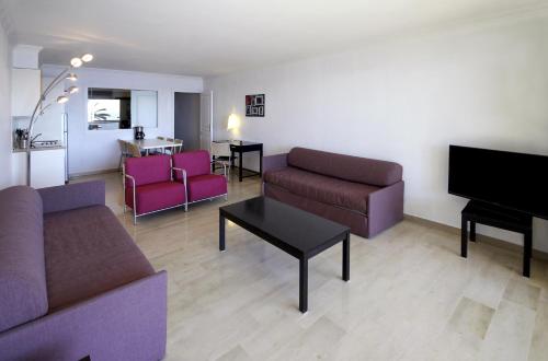 Χώρος καθιστικού στο Aparthotel Adagio Nice Promenade des Anglais