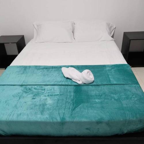 Katil atau katil-katil dalam bilik di Hermoso apartamento en Popayán