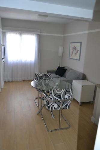 Гостиная зона в Flat Jardim Paulista