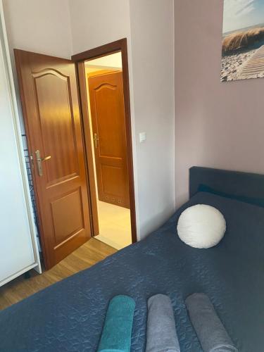 Coin salon dans l'établissement Apartament Blisko Centrum