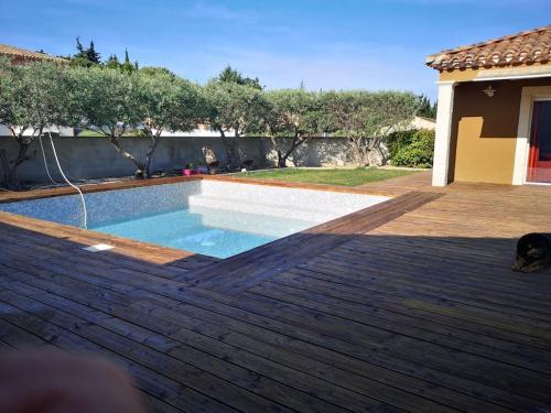 Photo de la galerie de l'établissement Villa jusqu'à 8 personnes Max avec piscine à 15 min des plages, à Nissan-lez-Enserune