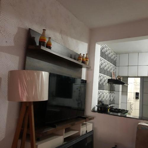 A kitchen or kitchenette at Canto da paz