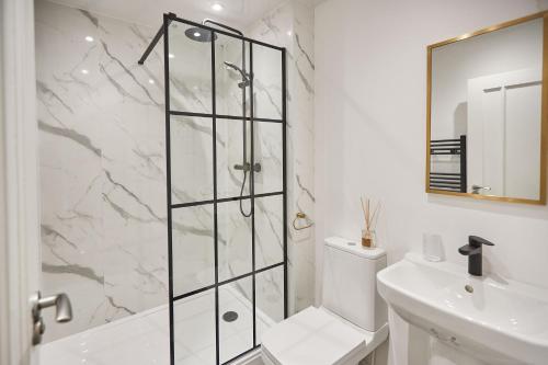 Koupelna v ubytování Cosy Coastal Apartment 1