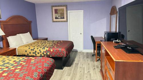 Μια τηλεόραση ή/και κέντρο ψυχαγωγίας στο Budget Inn Express