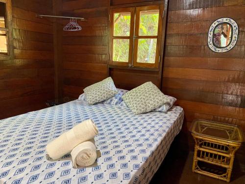 Ένα ή περισσότερα κρεβάτια σε δωμάτιο στο Inti Wasi