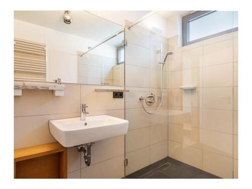 Koupelna v ubytování Holiday apartment Lore