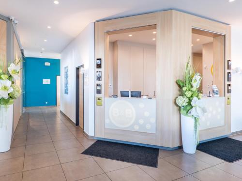 Vstupní hala nebo recepce v ubytování B&B Hotel Ludwigshafen