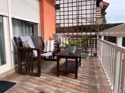 Balkoni atau teres di APARTMAN 4U Velika Gorica near Zagreb Airport