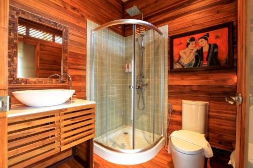 Koupelna v ubytování The Cottage Aonang