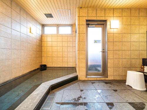 Koupelna v ubytování APA Hotel Niigata Tsubamesanjo Ekimae