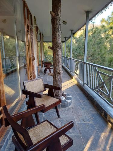 Balkón nebo terasa v ubytování Chillaru Spa & Resort