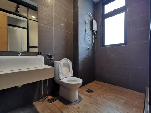Koupelna v ubytování Mykey The Quartz A-13A-09 Melaka City