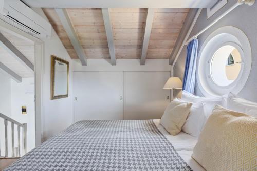 Postel nebo postele na pokoji v ubytování Art Hotel Riposo