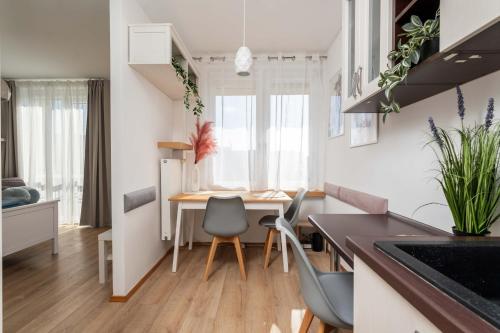Posedenie v ubytovaní Jonagold Apartment Metro Raclawicka