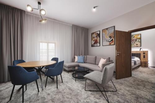 Część wypoczynkowa w obiekcie Hotel Halo Szczecin