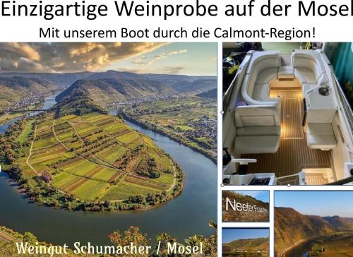 ザンクト・アルデグントにあるWeingut Schumacher - mit privatem Saunabereichの川絵図