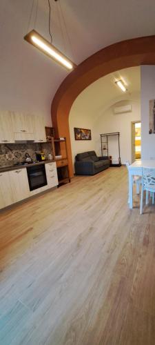 Kuchyň nebo kuchyňský kout v ubytování B&B Dogana Appartamento