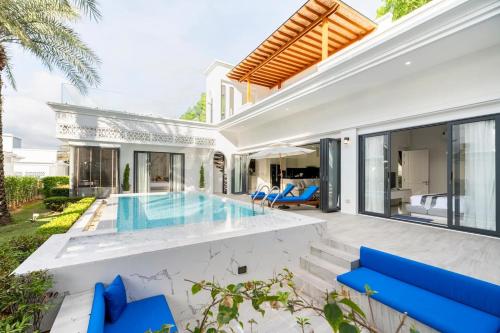 an image of a villa with a swimming pool at Menara - 3 BR Private Pool Villa - Moroccan Inspired - Bangtao Beach in Phuket