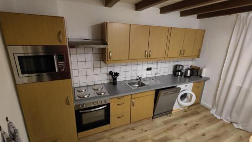 Køkken eller tekøkken på Ferienwohnung/Monteurwohnung (3 Personen) in Kleve, zentrale Lage