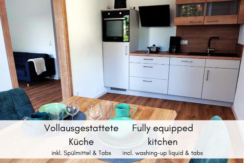 Virtuvė arba virtuvėlė apgyvendinimo įstaigoje Historisches Mosel-Refugium