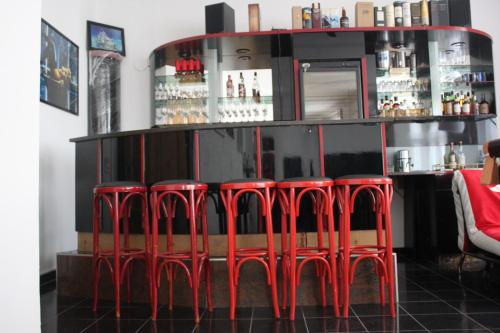 Lounge alebo bar v ubytovaní Privatzimmer Hagen