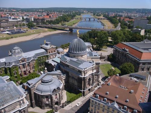 Pemandangan dari udara bagi City Apart Dresden Apartment 4