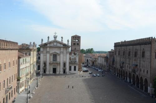 a view of a street in a city at A Casa Dei Gonzaga, MantegnaHotels in Mantova