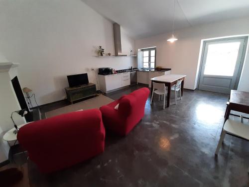 Η κουζίνα ή μικρή κουζίνα στο Casa Vacanze La Vecchia Fonte