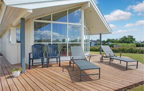 Balkoni atau teres di Holiday Home Chr Jacobsensvej Haderslev Ix