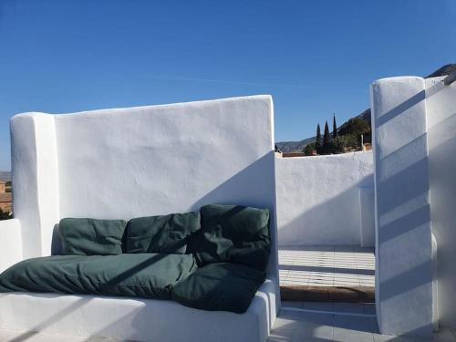 Ein Sitzbereich in der Unterkunft Casa Blanca, Acequias, Lecrin valley, Granada